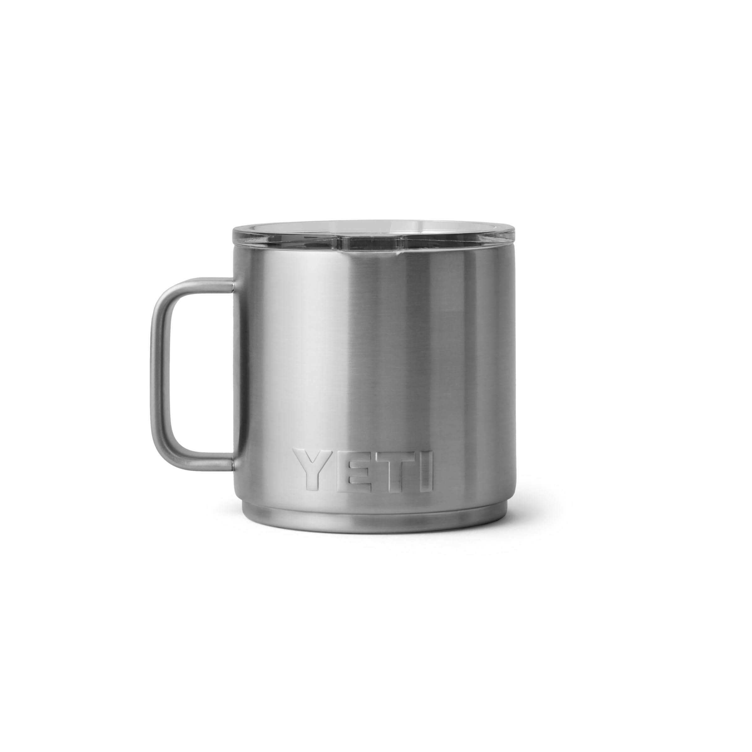 Amazon.com: YETI Rambler 14 oz Stackable Mug, Stainless | Double
